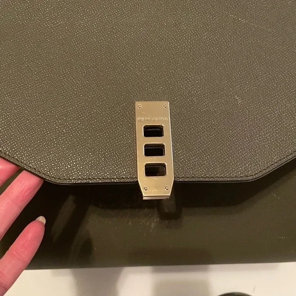 Henri Bendel Uptown Satchel green Pebbled leather - Picture 4 of 15